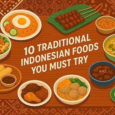 10 Makanan Tradisional Nusantara yang Wajib Dicoba Saat Berkunjung